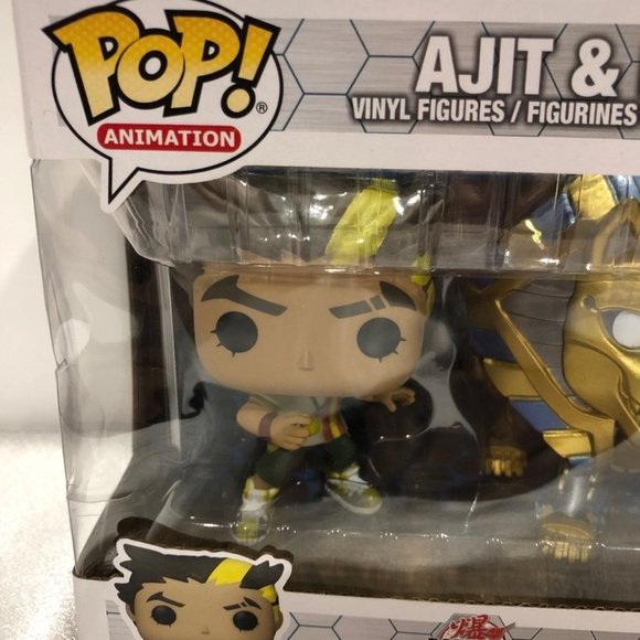 Funko Pop! Animation Ajit & Pharol 2 Pack Exclusive Bakugan Armored Alliance New - Picture 8 of 8
